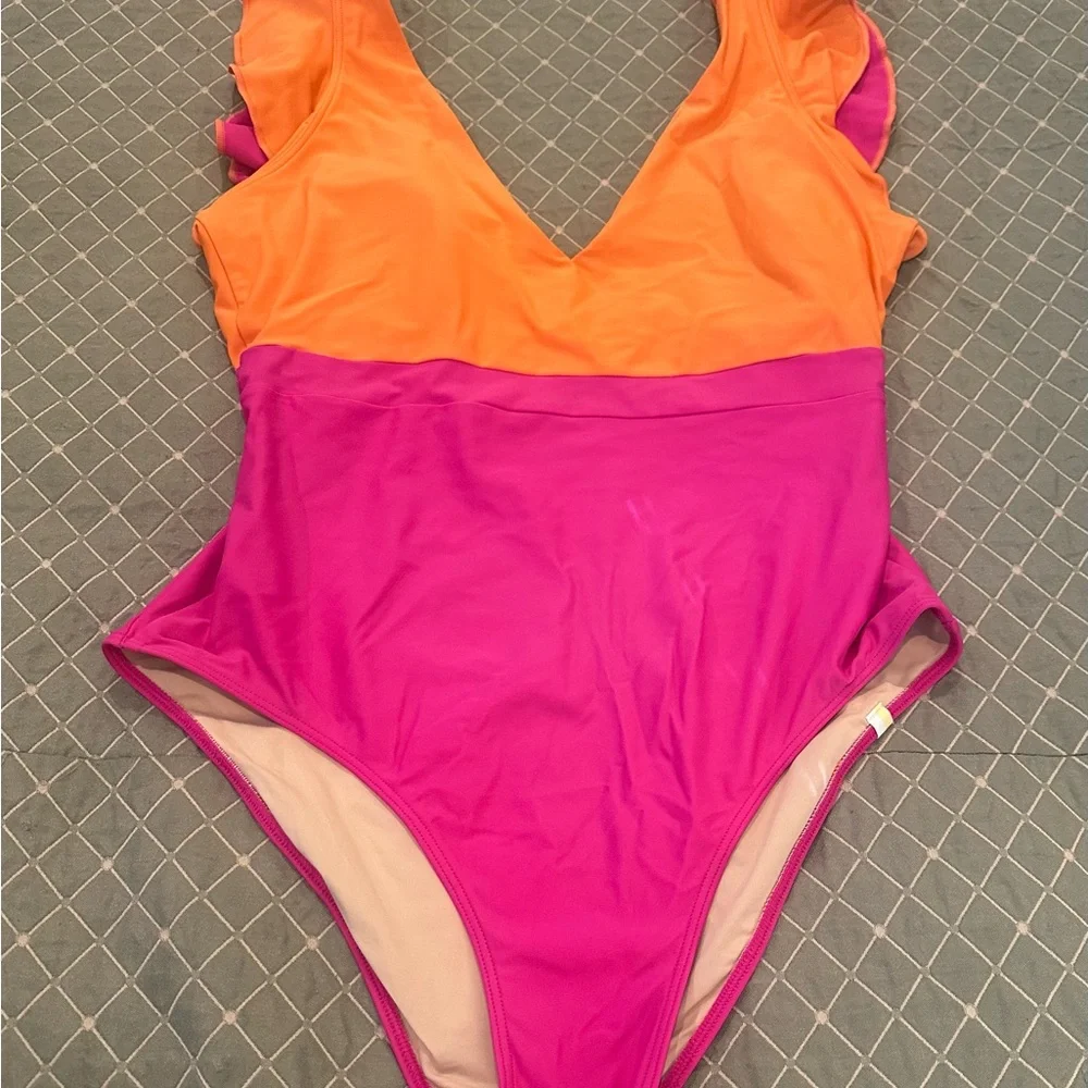 Summersalt Ruffle Backflip One Piece - Picture 1 of 8